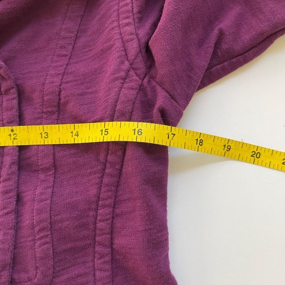 Dex Double Breasted Blazer Jacket Womens size Small Pet Fitted Dress Coat Purple - Picture 6 of 8